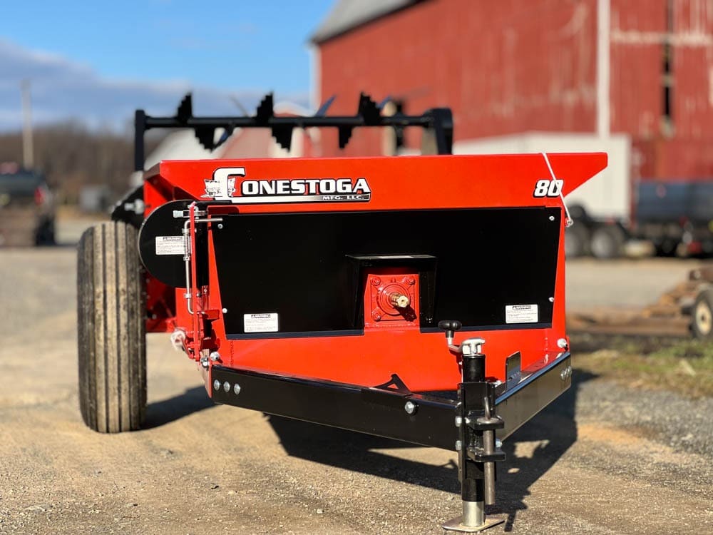 Horse Manure Spreader PTO Powered, TowBehind Spreader