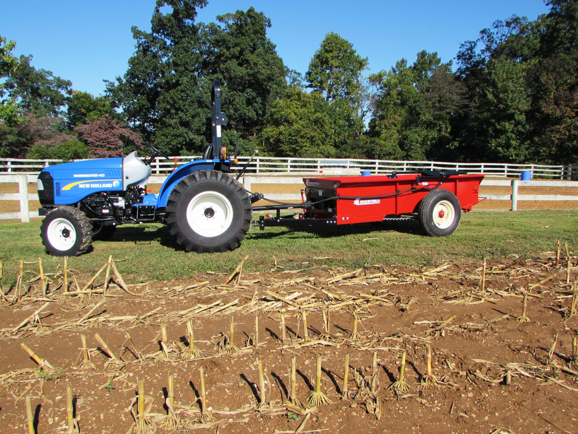 Horse Manure Spreader PTO Powered, TowBehind Spreader