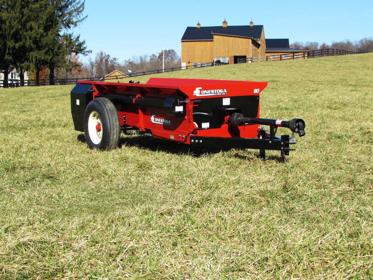 Horse Manure Spreader PTO Powered, TowBehind Spreader